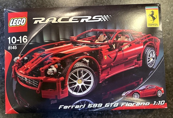LEGO 8145 Racers Ferrari 599 GTB Fiorano 1:10. Click to value or sell yours