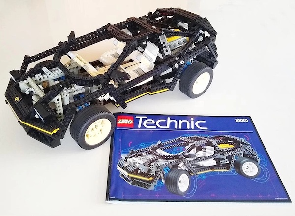 LEGO 8880 Technic Super Car assembled. Click to sell your LEGO for cash