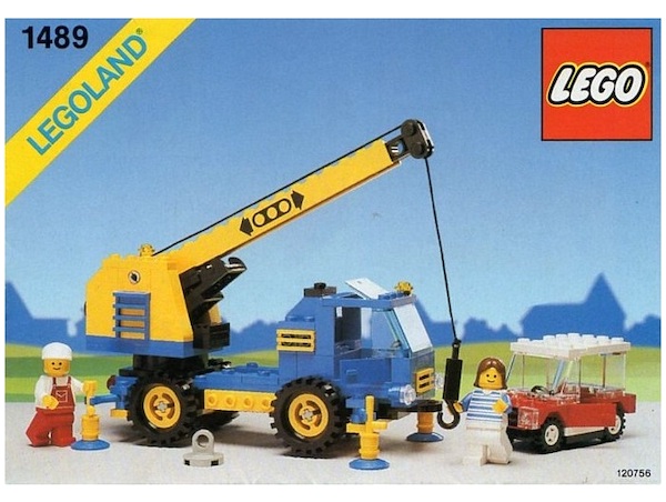 LEGO 1489 Town Mobile Car Crane. Click to have your LEGO appraised, or to sell it