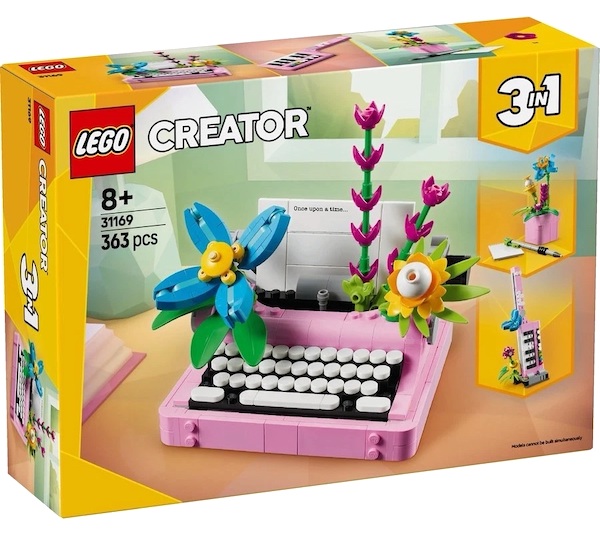 LEGO 31169 Typewriter with Flowers. Click to sell one