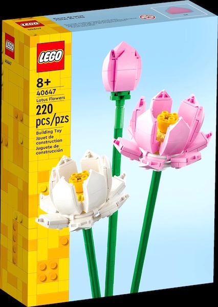LEGO 40647 Lotus Flowers. Click to get your LEGO valued