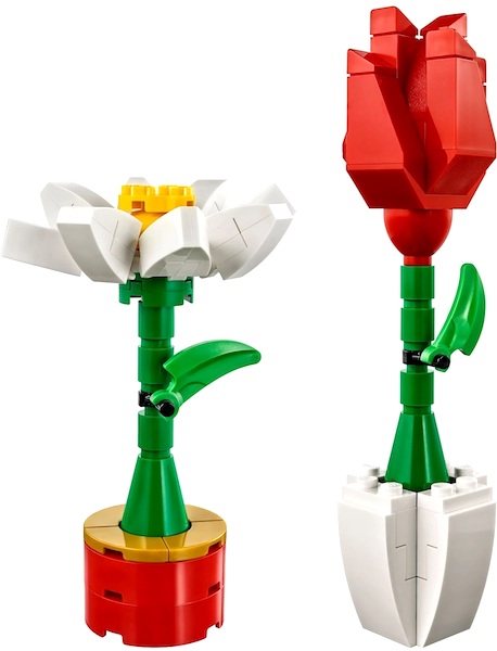 LEGO 40187 Flower Display assembled. Click to have your LEGO appraised