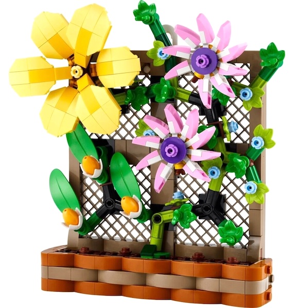 LEGO 40683 Flower Trellis Display assembled. Click to value or sell LEGO