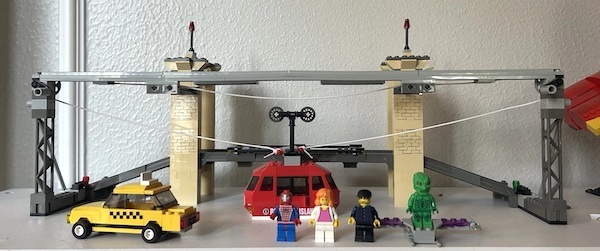 LEGO 4852 Spider-Man vs. Green Goblin The final showdown assembled. Click to get a price for yours