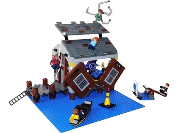 LEGO 4856 Doc Ock's Hideout assembled. Click to value one or sell one