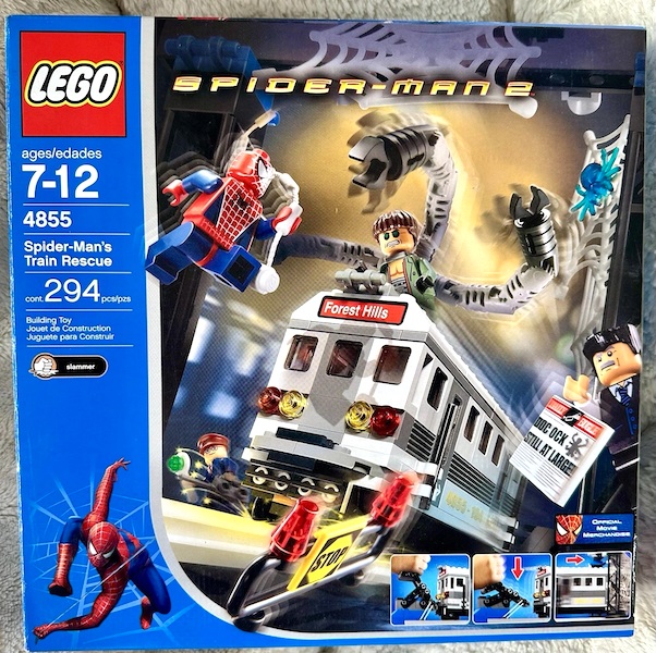 LEGO 4855 Spider-Man's Train Rescue. Click to sell or appraise one