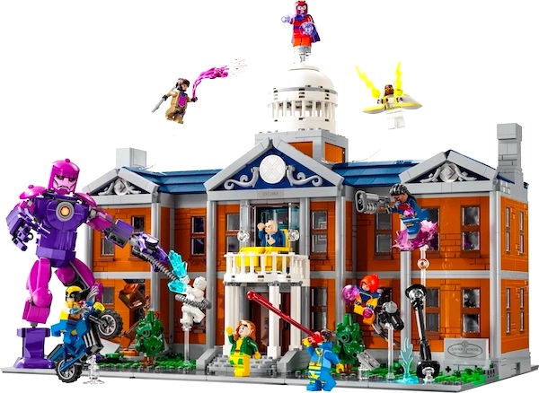 LEGO 76294 X-Men: The X-Mansion assembled. Click to value yours or to sell it