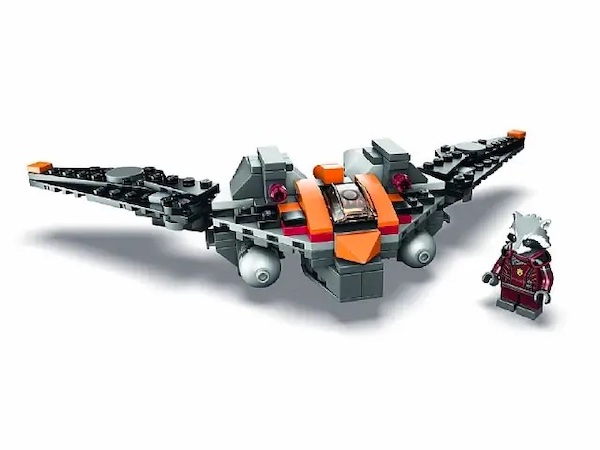 LEGO 2014 SDCC Exclusive Rocket Raccoon's Warbird assembled. Click to value or sell one