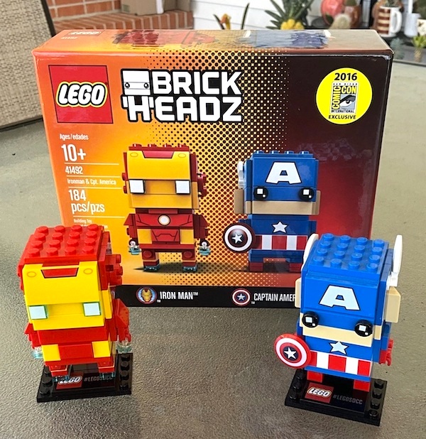 LEGO 41492 2016 SDCC Exclusive Iron Man & Captain America assembled. Click to value or sell one