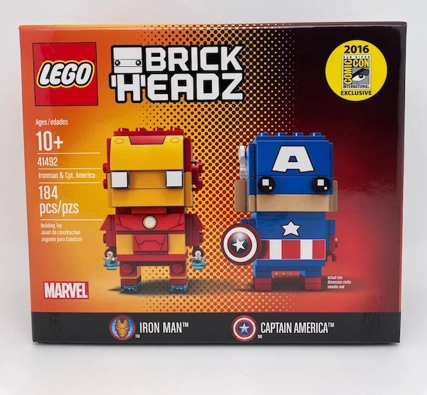 LEGO 41492 2016 SDCC Exclusive Iron Man & Captain America. Click to value or sell one