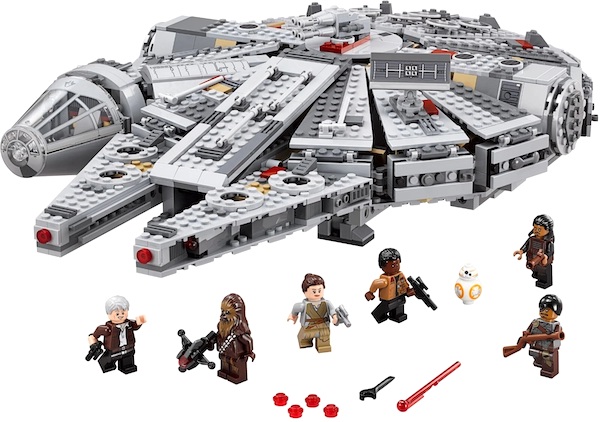 LEGO Star Wars 75105 Millennium Falcon assembled. Click to value or sell one