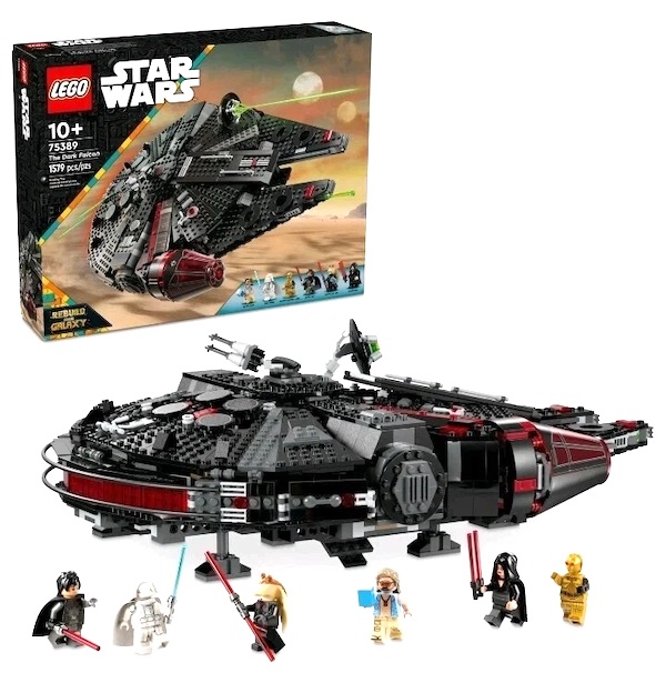 LEGO Star Wars 75389 The Dark Falcon assembled. Click to value or sell yours