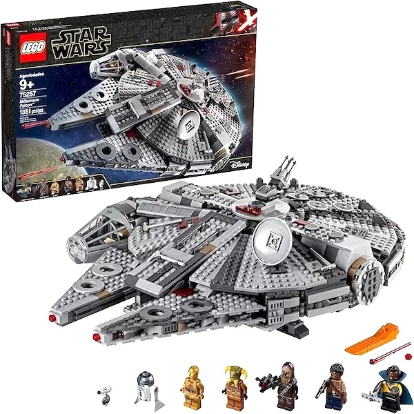 LEGO Star Wars 75257 Millennium Falcon assembled. Click to value or sell one