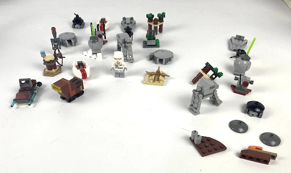 LEGO Star Wars 75097 LEGO Star Wars Advent Calendar assembled. Click to value or sell a copy