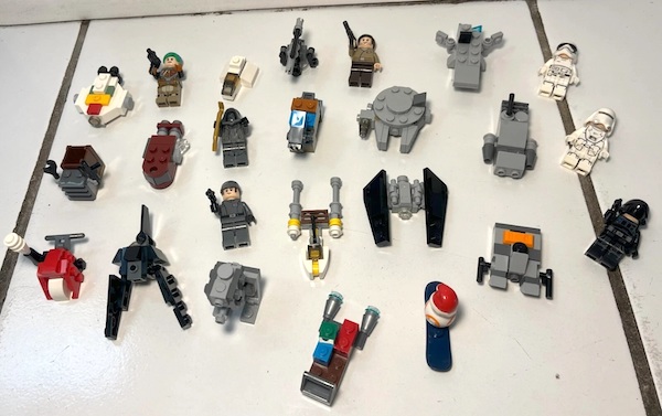LEGO Star Wars 75184 LEGO Star Wars Advent Calendar assembled. Click to value or sell yours