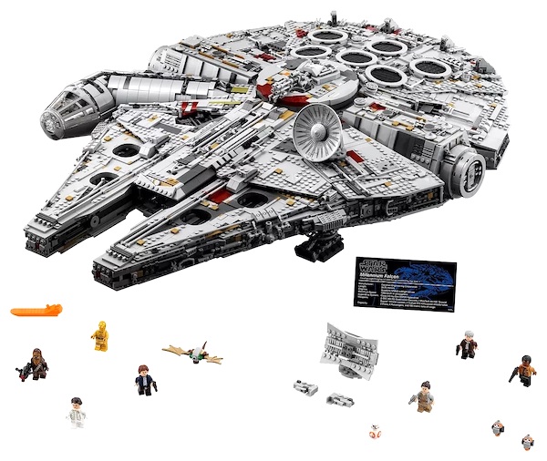 LEGO Star Wars 75192 Ultimate Millennium Falcon assembled. Click to sell or value yours