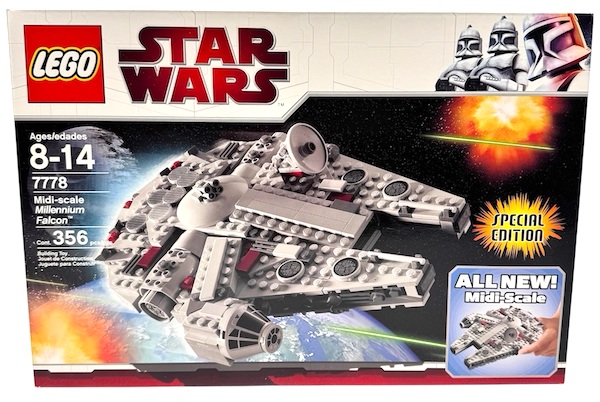 LEGO Star Wars 7778 Midi-scale Millennium Falcon. Click to value or sell yours