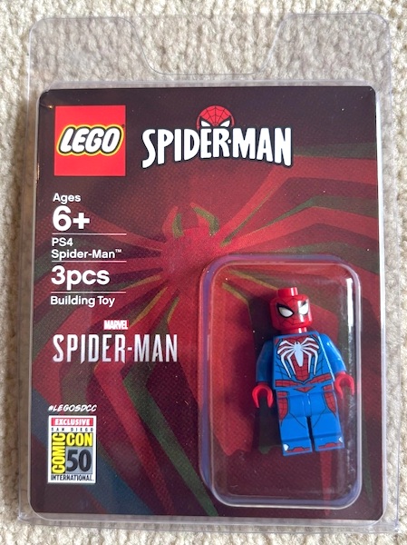 LEGO SDCC 2019 Marvel PS4 Spider-Man. Click to value or sell one