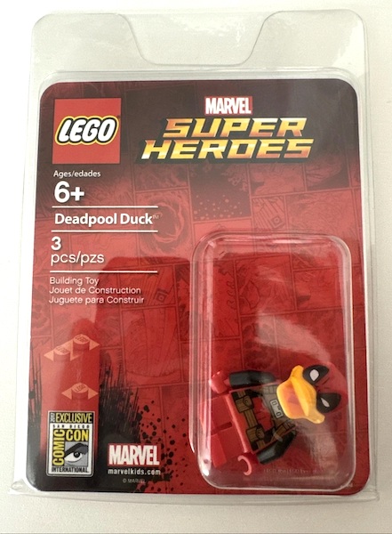 LEGO SDCC 2017 Deadpool Duck. Click to value or sell yours