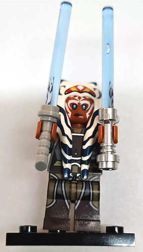 Lego Minifigure Star Wars Ashoka Tano from set 75158. Click for free appraisal