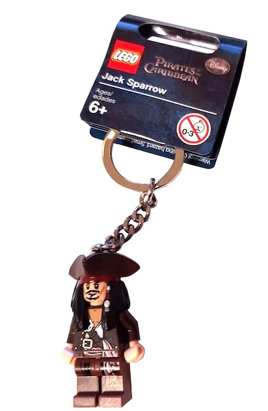 LEGO 853187 Pirates of the Caribbean Jack Sparrow Keychain. Click to sell or appraise one