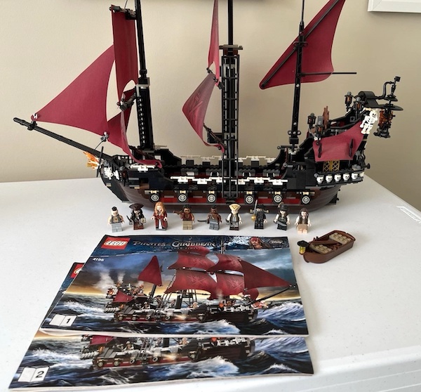 LEGO 4195 Pirates of the Caribbean Queen Anne's Revenge assembled. Click to sell or appraise one