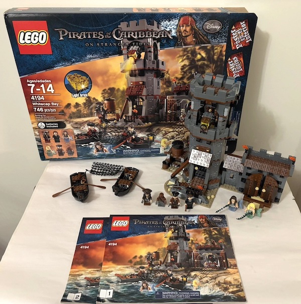 LEGO 4194 Pirates of the Caribbean On Stranger Tides Whitecap Bay assembled. Click to value or sell yours