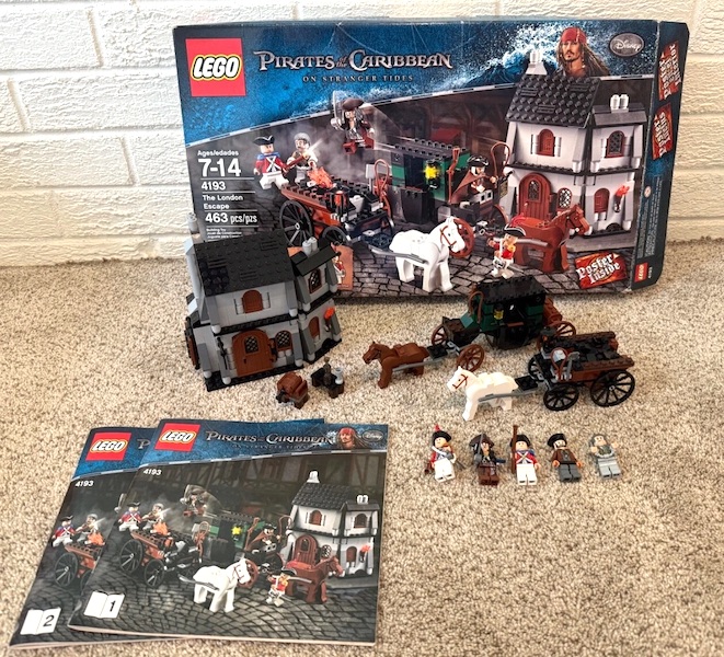 LEGO 4193 Pirates Of The Caribbean on Stranger Tides London Escape assembled. Click to sell one or get it appraised