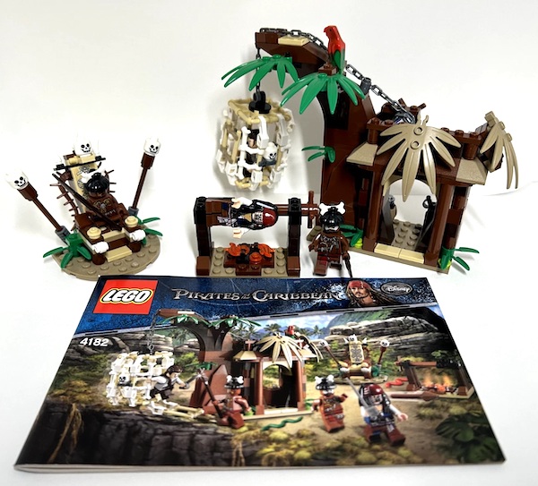 LEGO 4182 Pirates of the Caribbean The Cannibal Escape assembled. Click to value or sell one