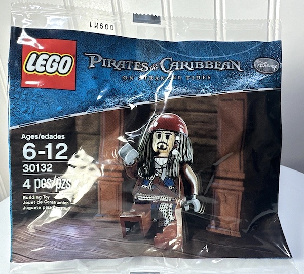 LEGO 30132 Pirates Of The Caribbean Captain Jack Sparrow. Click to value or sell one