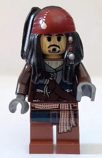 LEGO 30132 Pirates Of The Caribbean Captain Jack Sparrow assembled. Click to value or sell one