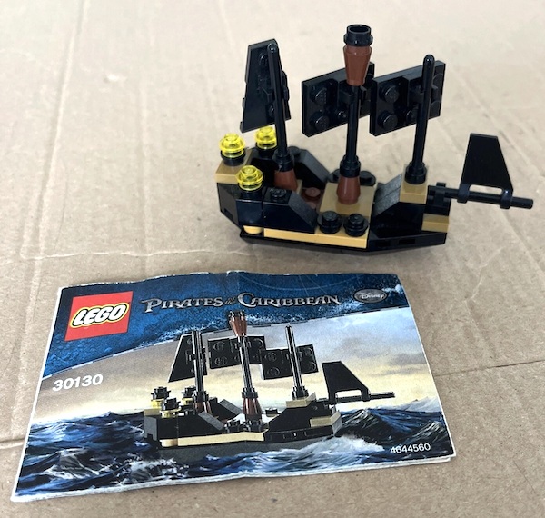 LEGO 30130 Pirates of the Caribbean Mini Black Pearl assembled. Click to value or sell one