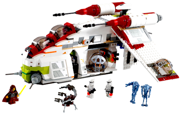Lego Star Wars 7163 Republic Gunship built. Click to appraise yours