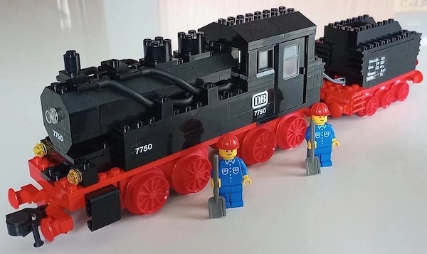 LEGO 7750 Steam Engine assembled. Click to sell or appraise yours