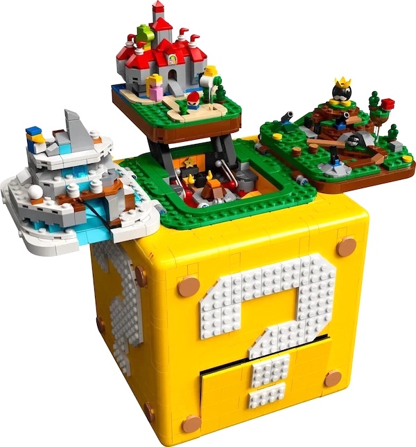 LEGO 71395 Super Mario Super Mario 64 Question Mark Block assembled. Click to sell yours