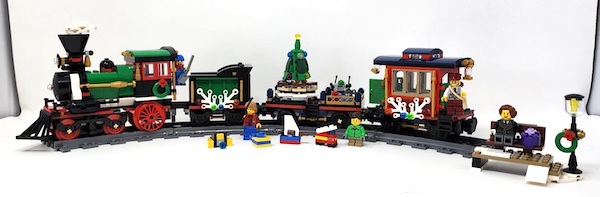 LEGO 10254 Winter Holiday Train assembled. Click to sell or appraise yours