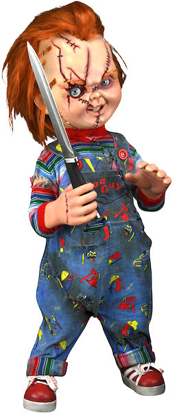 Bride of Chucky Life Size Chucky Doll by NECA out of the box. Click to appraise yours