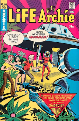 Life with Archie #162: UFO cover. Click to sell or appraise one