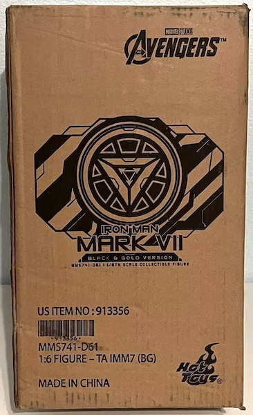 Iron Man 1/6 scale Mark VII Black And Gold Figure. Click to value or sell yours