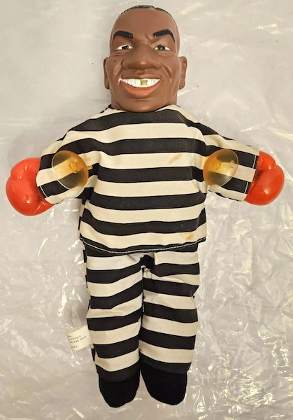 12 Inch Mike Tyson Prison Uniform Car Window Hanger. Click to value yours
