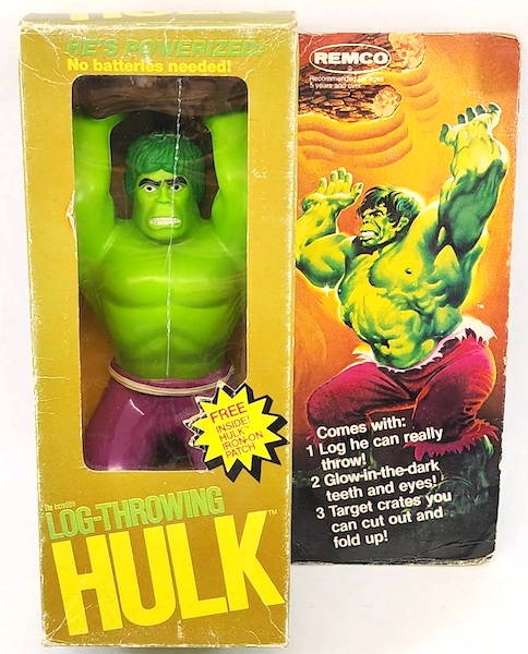 REMCO Incredible Hulk Log Throwing Hulk. Click to value or sell yours