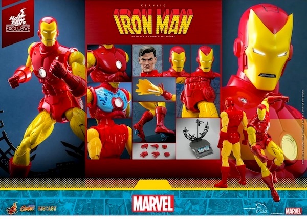 Hot Toys Classic Iron Man 1/6 Scale Figure open box. Click to value or sell yours