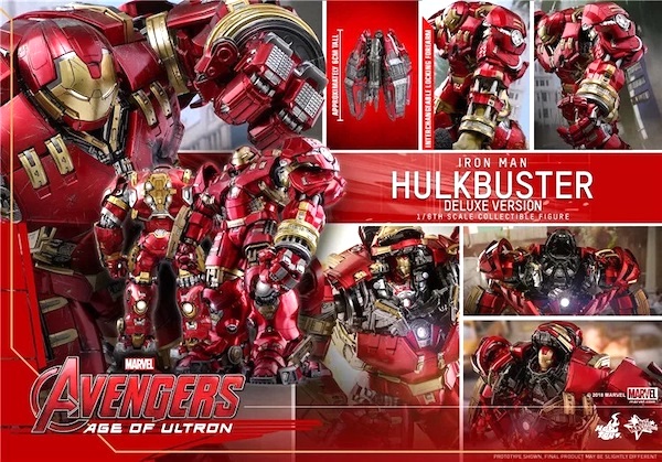 Avengers Iron Man 1/6th Scale Hulkbuster Deluxe Version out of the box. Click to appraise or sell yours!