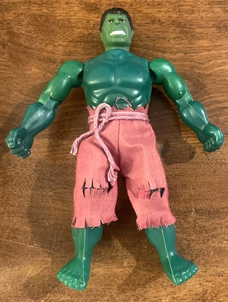 Mego Incredible Hulk Action Figure out of the box. Rare! Click to have yours appraised, or sell it
