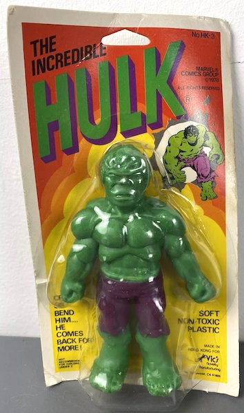 Incredible Hulk Bendy Figure. Click for a free valuation or to sell one