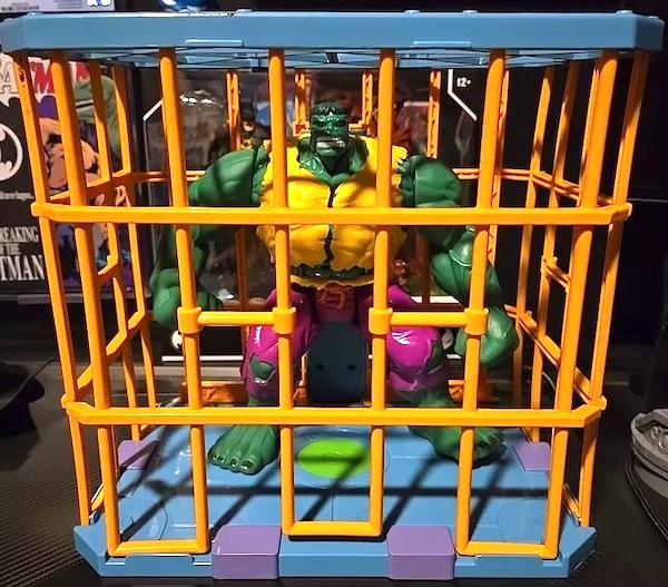 Hulk Rage Cage Electronic Play-set assembled. Click to value or sell yours