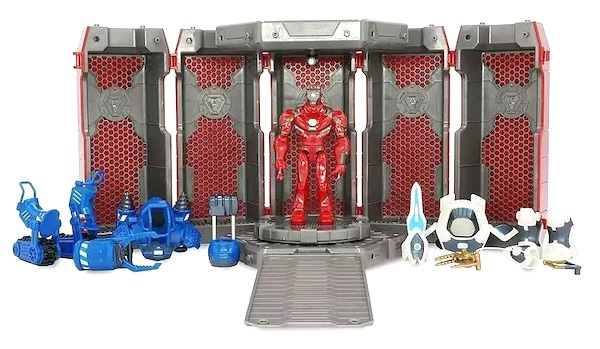 Iron Man Hall Of Armor Playset assembled. Click to value or sell one