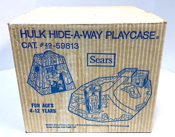 Incredible Hulk Hide-A-Way Playset. Click to value or sell one