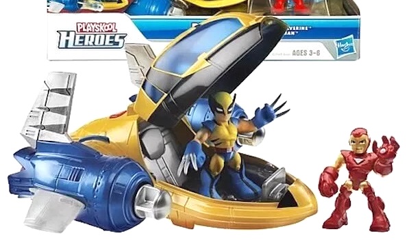 Marvel Super Hero Adventures Heroes Rescue Jet out of the box. Click to value or sell one