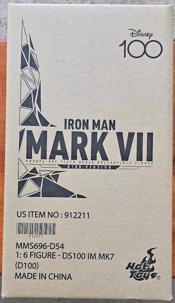 Disney 100 1/6th Scale Iron Man Mark VII D100 Figure. Click to value or sell one